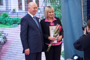 Ольга Павловская -  обладательница специального приза губернатора.