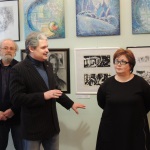 В Доме журналиста открылась выставка Елены Малыгиной "5:8 - золотой возраст"